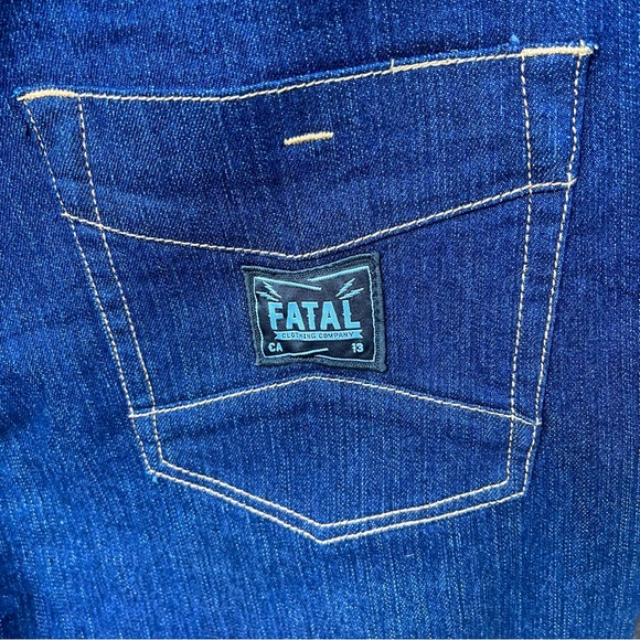 Fatal Men’s Denim Cut Off Jean Shorts NWT Sz 36 - Picture 4 of 13